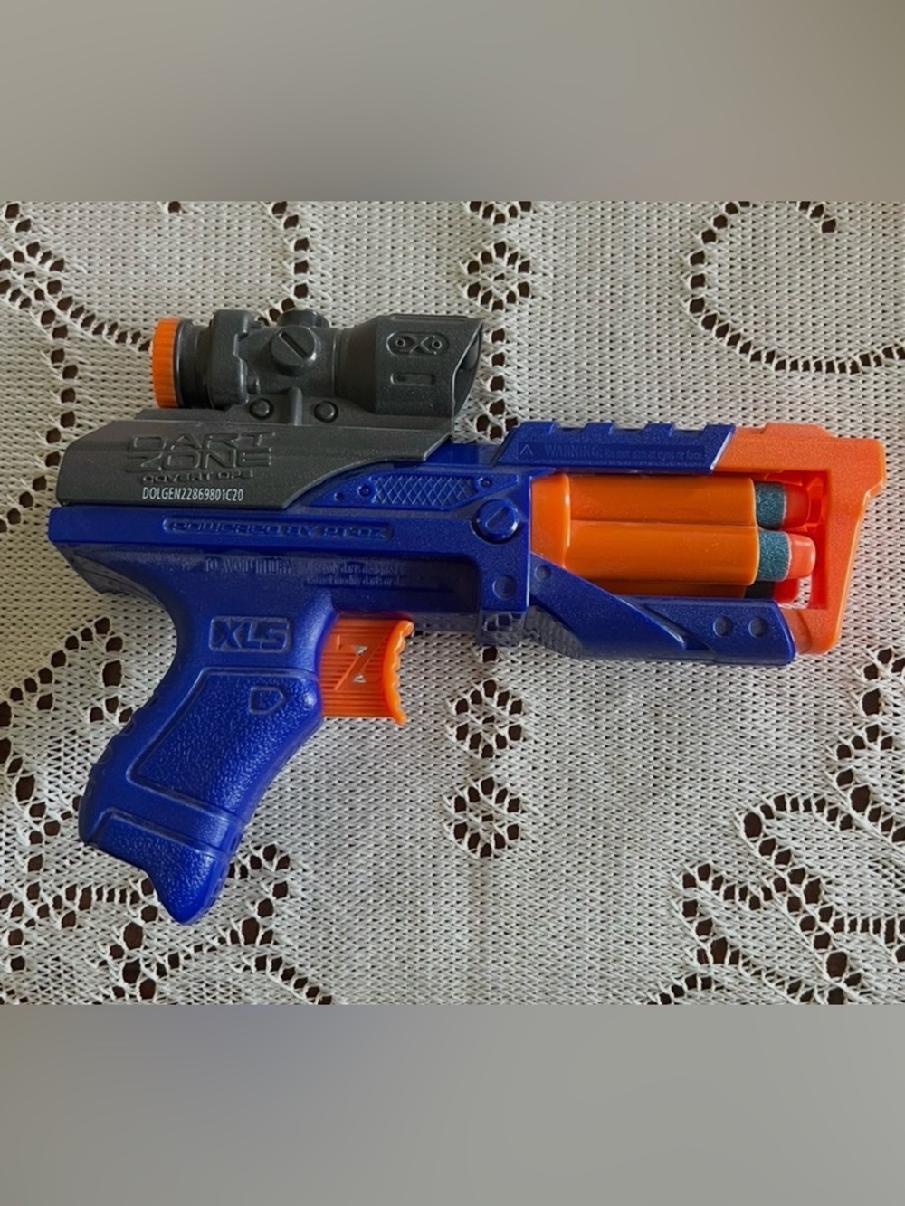 Dart Zone Blue and Orange Kids Toy Blaster